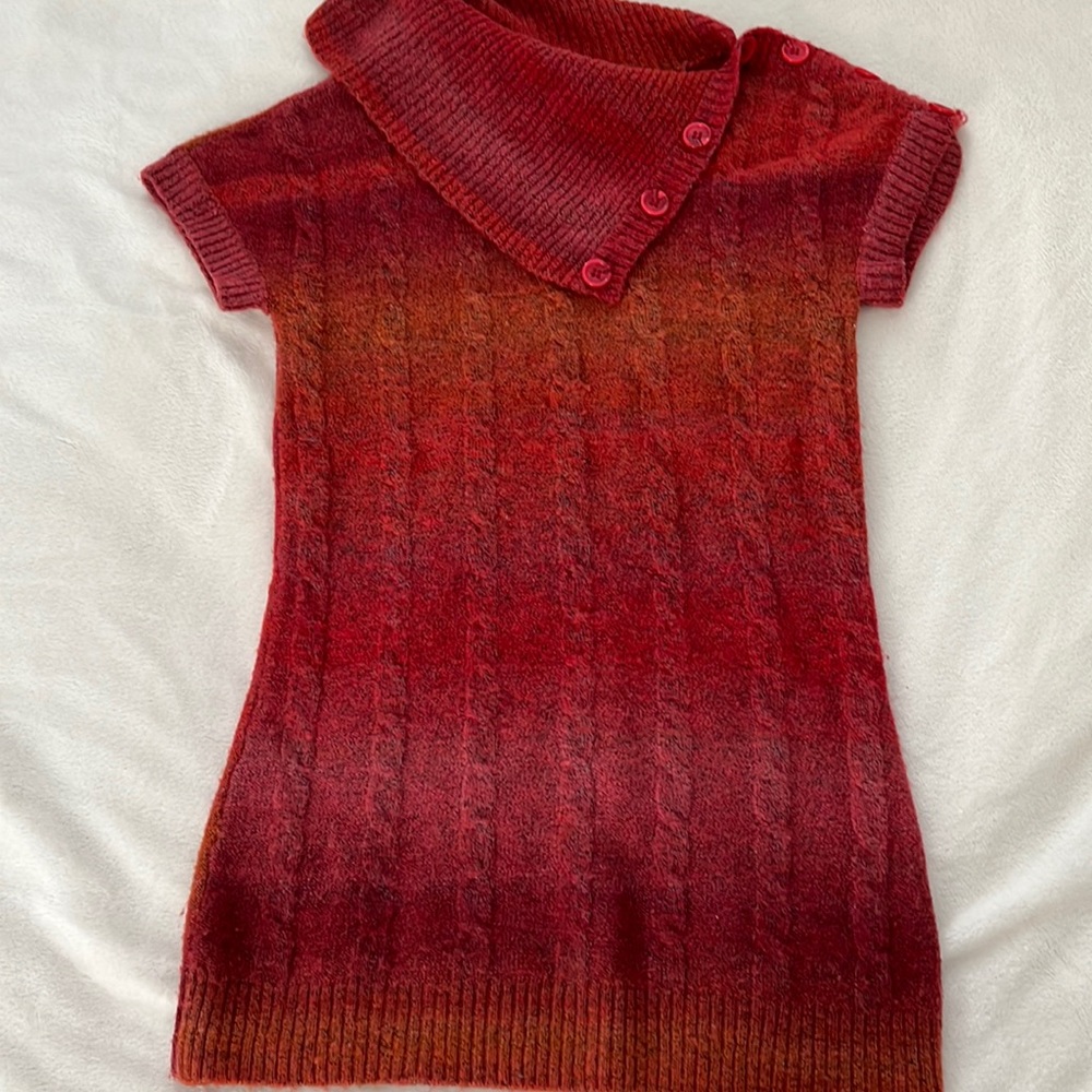 Take Out Girls Knit Sweater Dress
